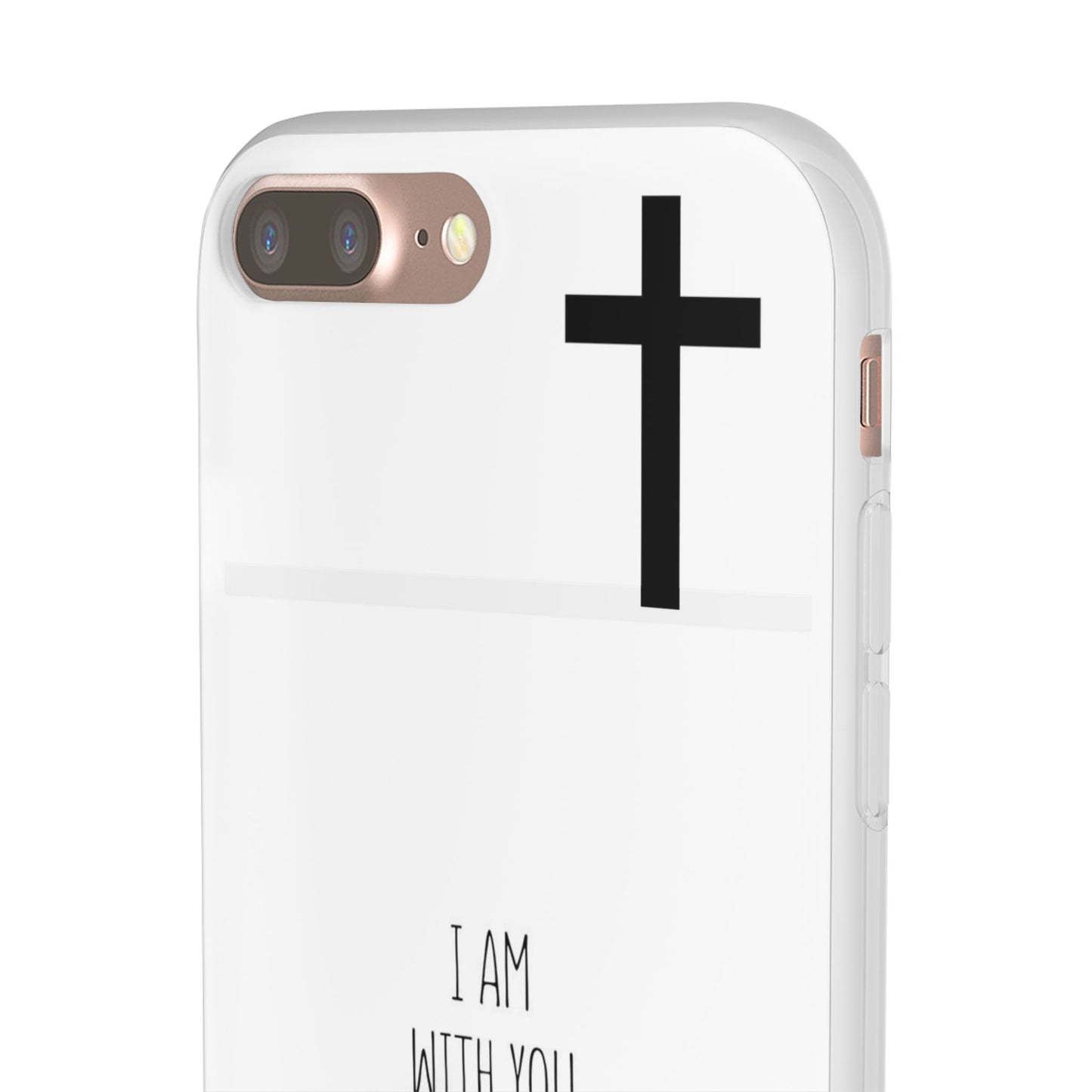 christian phone case with bible verse and cross