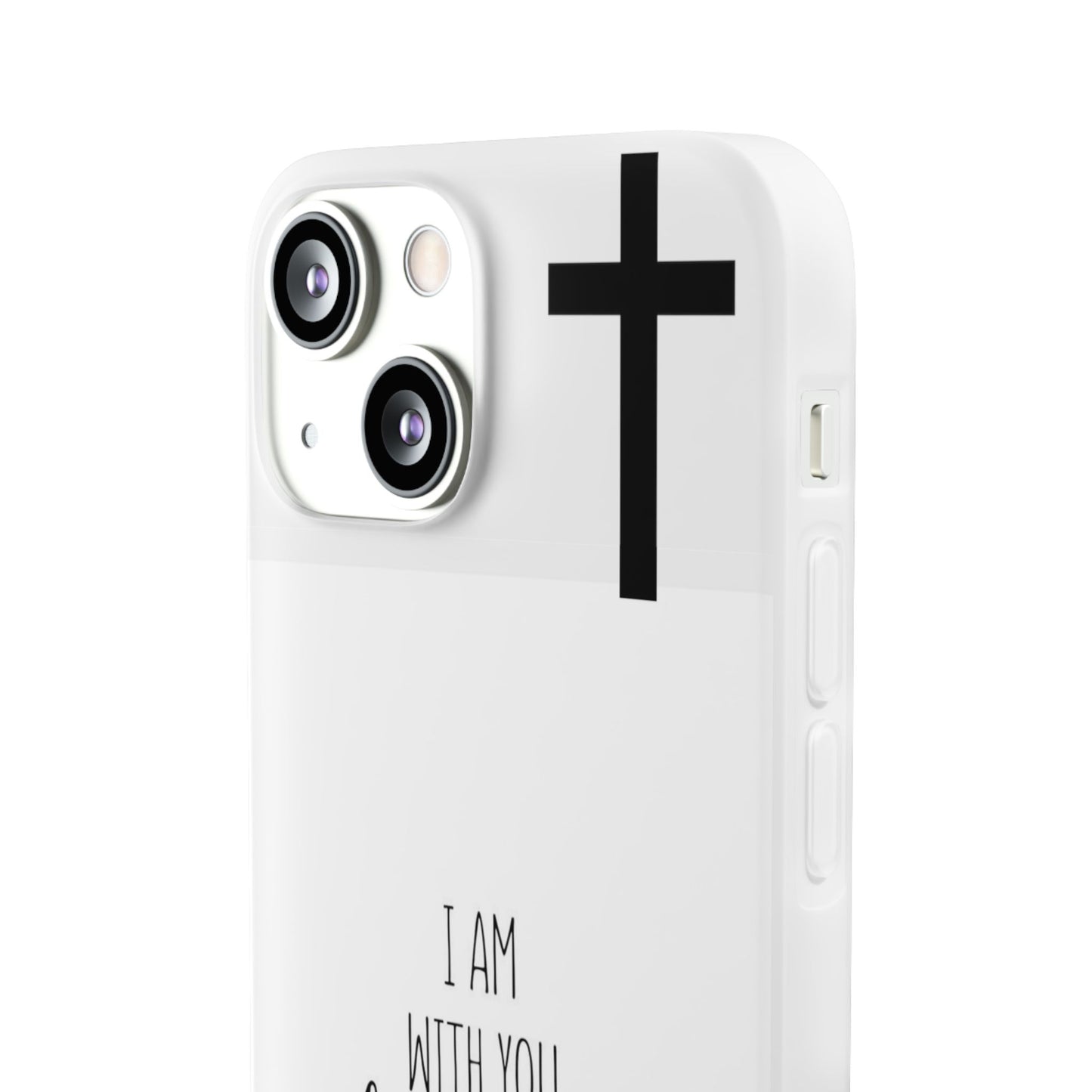 christian phone case with bible verse and cross