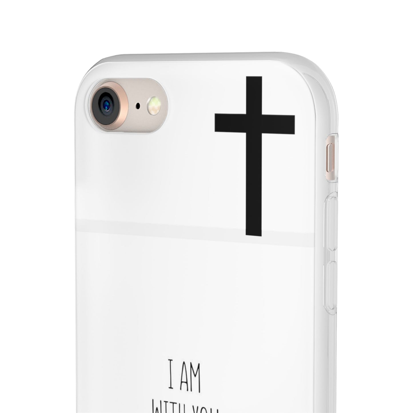 christian phone case with bible verse and cross