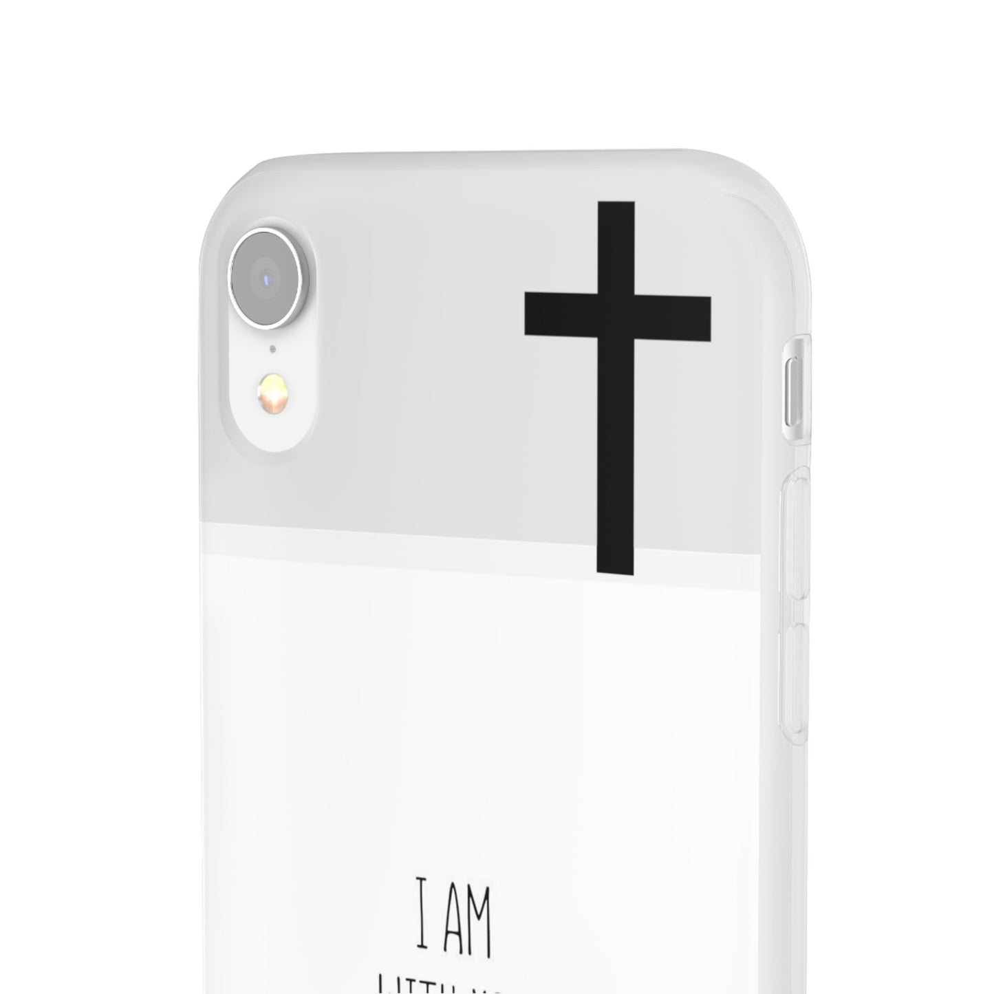 christian phone case with bible verse and cross