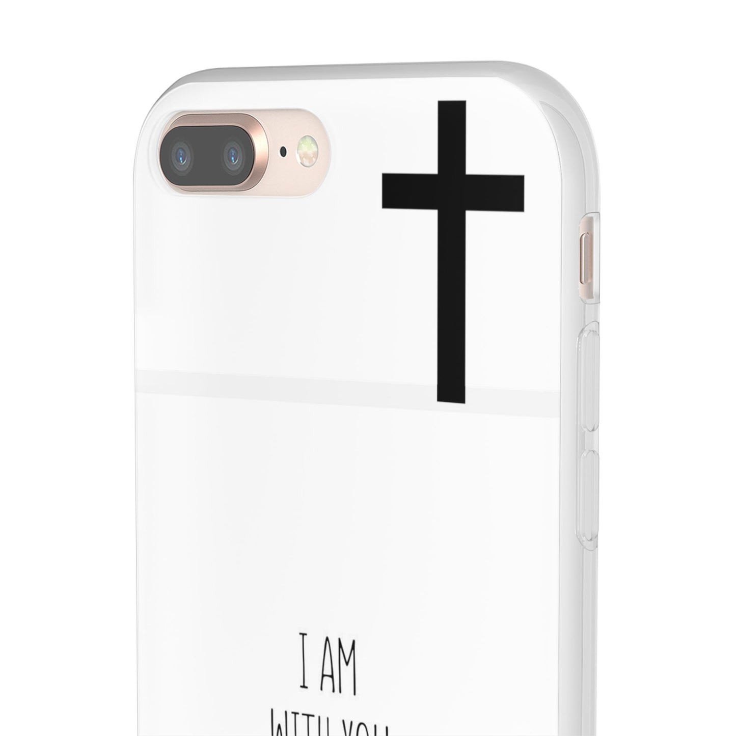 christian phone case with bible verse and cross