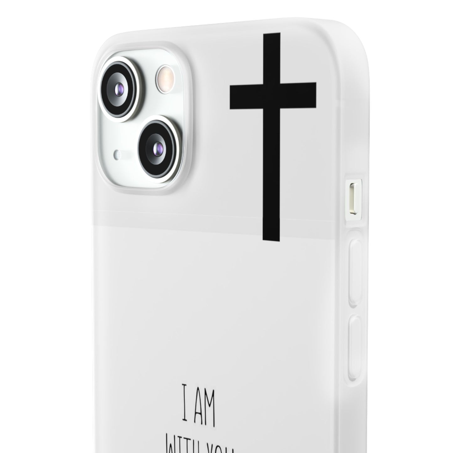 christian phone case with bible verse and cross